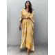 Bohemia Oversized Striped Printed Batwing Sleeves Cover-Up Bohemia Oversized Striped Printed Batwing Sleeves Cover-Up