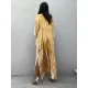 Bohemia Oversized Striped Printed Batwing Sleeves Cover-Up Bohemia Oversized Striped Printed Batwing Sleeves Cover-Up