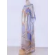 Vintage Print Loose Bat Sleeves See-Through Cover-Ups Tops Vintage Print Loose Bat Sleeves See-Through Cover-Ups Tops