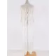 Short Sleeve Split-Side Backless Lace Cover-Up Swimwear Short Sleeve Split-Side Backless Lace Cover-Up Swimwear