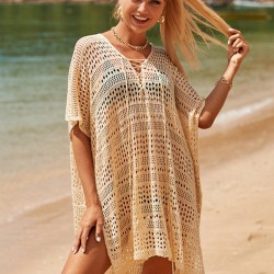 Loose Bandage Hollow Split-Side Cover Up