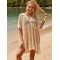 Loose Bandage Hollow Split-Side Cover Up