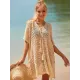 Loose Bandage Hollow Split-Side Cover Up Loose Bandage Hollow Split-Side Cover Up