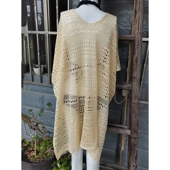 Loose Bandage Hollow Split-Side Cover Up Loose Bandage Hollow Split-Side Cover Up