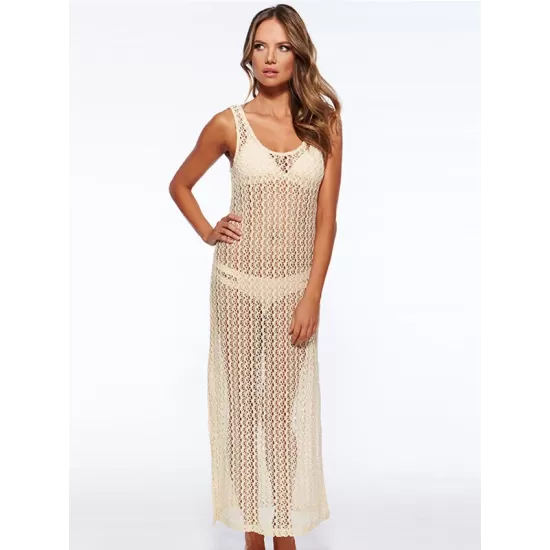 Sexy Sleeveless Hollow Swimwear Cover-Ups Sexy Sleeveless Hollow Swimwear Cover-Ups