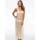 Sexy Sleeveless Hollow Swimwear Cover-Ups Sexy Sleeveless Hollow Swimwear Cover-Ups