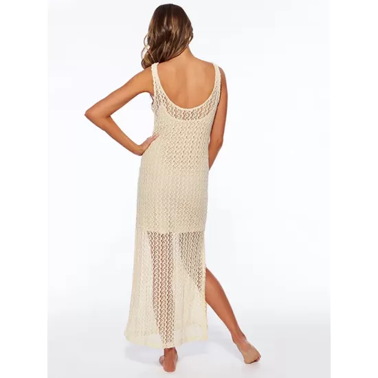 Sexy Sleeveless Hollow Swimwear Cover-Ups Sexy Sleeveless Hollow Swimwear Cover-Ups