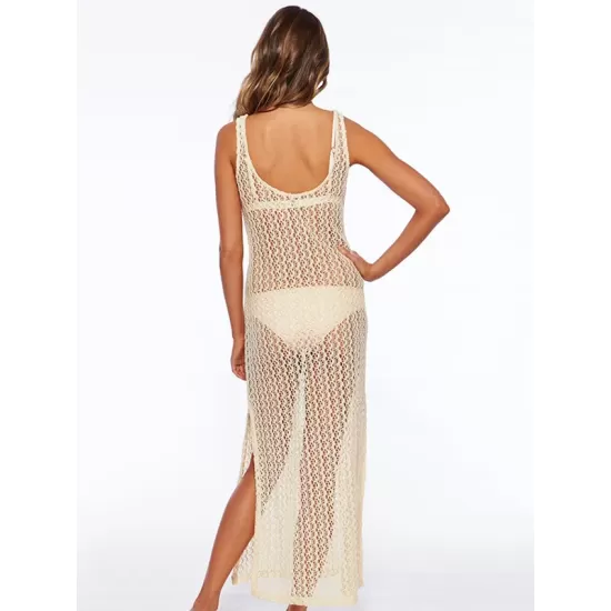 Sexy Sleeveless Hollow Swimwear Cover-Ups Sexy Sleeveless Hollow Swimwear Cover-Ups