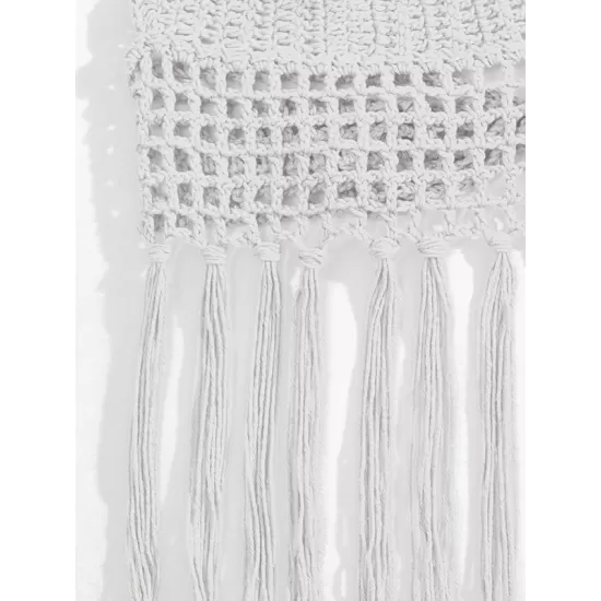 Halterneck V-Neck Cover-Ups Top Halterneck V-Neck Cover-Ups Top