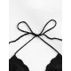 Halterneck V-Neck Cover-Ups Top Halterneck V-Neck Cover-Ups Top