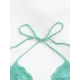 Halterneck V-Neck Cover-Ups Top Halterneck V-Neck Cover-Ups Top