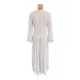 Flared Sleeves High-Low Bandage See-Through Solid Color Deep V-Neck Cover-Ups Swimwear Flared Sleeves High-Low Bandage See-Through Solid Color Deep V-Neck Cover-Ups Swimwear
