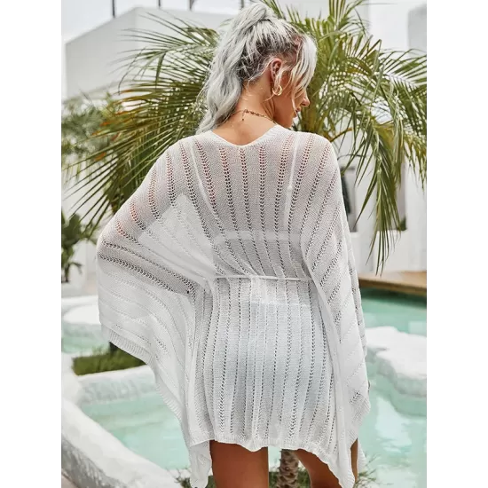 Shawl Long Sleeves Cover-Ups Swimsuit Shawl Long Sleeves Cover-Ups Swimsuit