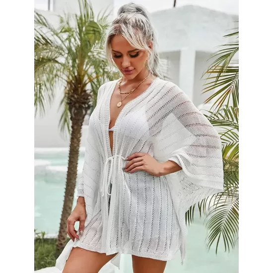 Shawl Long Sleeves Cover-Ups Swimsuit Shawl Long Sleeves Cover-Ups Swimsuit