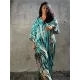 Bohemia Oversized Striped Printed Batwing Sleeves Cover-Up Bohemia Oversized Striped Printed Batwing Sleeves Cover-Up