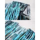 Bohemia Oversized Striped Printed Batwing Sleeves Cover-Up Bohemia Oversized Striped Printed Batwing Sleeves Cover-Up