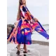 Floral-Print Long Sleeved Tunicshang Cover-Ups Tops Floral-Print Long Sleeved Tunicshang Cover-Ups Tops