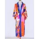 Floral-Print Long Sleeved Tunicshang Cover-Ups Tops Floral-Print Long Sleeved Tunicshang Cover-Ups Tops
