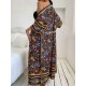 Loose Short Sleeve Floral Print Cardigan Cover-Up Swimwear Loose Short Sleeve Floral Print Cardigan Cover-Up Swimwear