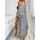 Loose Short Sleeve Floral Print Cardigan Cover-Up Swimwear Loose Short Sleeve Floral Print Cardigan Cover-Up Swimwear