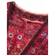 Loose Short Sleeve Floral Print Cardigan Cover-Up Swimwear Loose Short Sleeve Floral Print Cardigan Cover-Up Swimwear