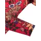 Loose Short Sleeve Floral Print Cardigan Cover-Up Swimwear Loose Short Sleeve Floral Print Cardigan Cover-Up Swimwear
