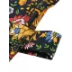 Loose Short Sleeve Floral Print Cardigan Cover-Up Swimwear Loose Short Sleeve Floral Print Cardigan Cover-Up Swimwear
