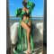 Halterneck Triangle Three Pieces Bikini Set