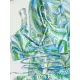 Halterneck Abstract Print Three Pieces Bikini Set Halterneck Abstract Print Three Pieces Bikini Set