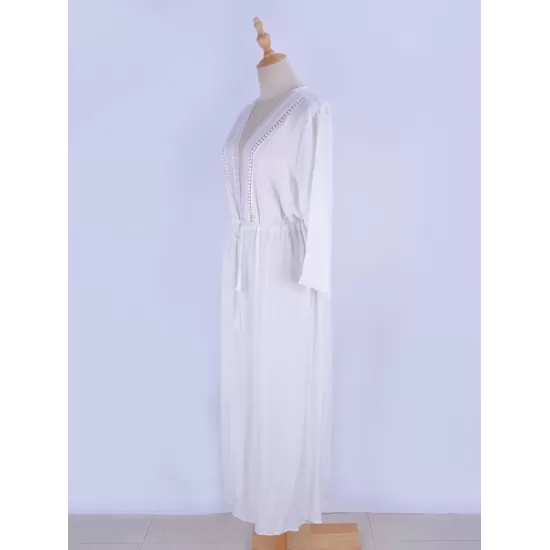 Lacy Split-Joint Raised Band Cover-Up Lacy Split-Joint Raised Band Cover-Up