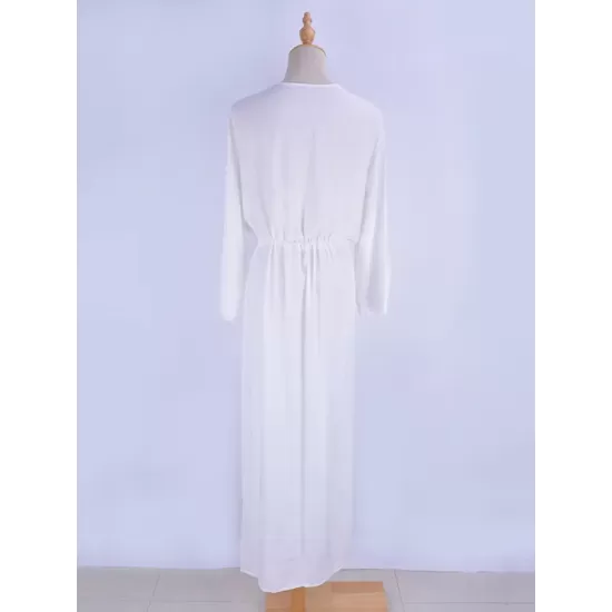 Lacy Split-Joint Raised Band Cover-Up Lacy Split-Joint Raised Band Cover-Up