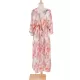Long Sleeves Floral Printed Chiffon Cardigan Cover-Up Swimwear Long Sleeves Floral Printed Chiffon Cardigan Cover-Up Swimwear