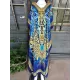 Sexy V-Neck Animal Print Loose Split-Side Cover-Up Swimwear Sexy V-Neck Animal Print Loose Split-Side Cover-Up Swimwear