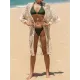 Ragged Embellished See-Through Vacation Cover-Ups Ragged Embellished See-Through Vacation Cover-Ups