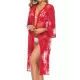 Ragged Embellished See-Through Vacation Cover-Ups Ragged Embellished See-Through Vacation Cover-Ups