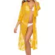 Ragged Embellished See-Through Vacation Cover-Ups Ragged Embellished See-Through Vacation Cover-Ups