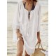 New Style Cotton Large Size Loose Cover-Ups Swimsuit New Style Cotton Large Size Loose Cover-Ups Swimsuit