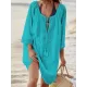 New Style Cotton Large Size Loose Cover-Ups Swimsuit New Style Cotton Large Size Loose Cover-Ups Swimsuit
