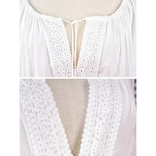 New Style Cotton Large Size Loose Cover-Ups Swimsuit New Style Cotton Large Size Loose Cover-Ups Swimsuit