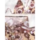 Floral-Print Triangles Bikini Swimsuit+Smocked Cover-Up Three-Piece Set Floral-Print Triangles Bikini Swimsuit+Smocked Cover-Up Three-Piece Set