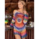 Crochet See-Through Long-Sleeves Cover-Ups Crochet See-Through Long-Sleeves Cover-Ups