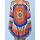 Crochet See-Through Long-Sleeves Cover-Ups Crochet See-Through Long-Sleeves Cover-Ups