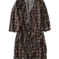 Ethnic Printed Long Sleeves Cardigan Cover-Ups