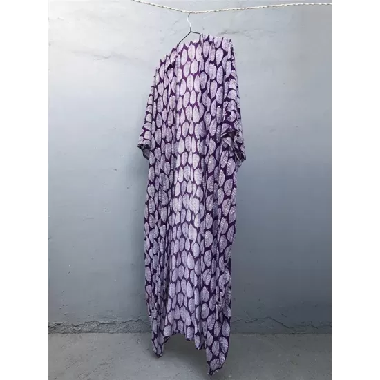 Bohemia Oversized Printed Batwing Sleeves Cover-Up Bohemia Oversized Printed Batwing Sleeves Cover-Up