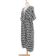 Bohemia Oversized Printed Batwing Sleeves Cover-Up Bohemia Oversized Printed Batwing Sleeves Cover-Up