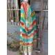 Loose Bandage Contrast Color Tasseled Split-Side Cover Up Loose Bandage Contrast Color Tasseled Split-Side Cover Up