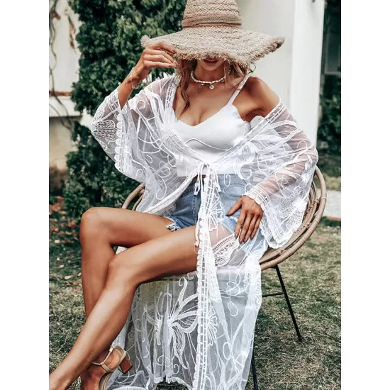 Beach Cross-Strap Solid Color Cover-Ups Tops Beach Cross-Strap Solid Color Cover-Ups Tops