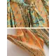 Vacation Loose Floral Printed Lace-Up V-Neck Cover-Up Top Vacation Loose Floral Printed Lace-Up V-Neck Cover-Up Top