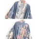 Beach Loose Floral Printed Lace-Up V-Neck Cover-Up Top Beach Loose Floral Printed Lace-Up V-Neck Cover-Up Top