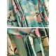 Beach Loose Floral Printed Lace-Up V-Neck Cover-Up Top Beach Loose Floral Printed Lace-Up V-Neck Cover-Up Top